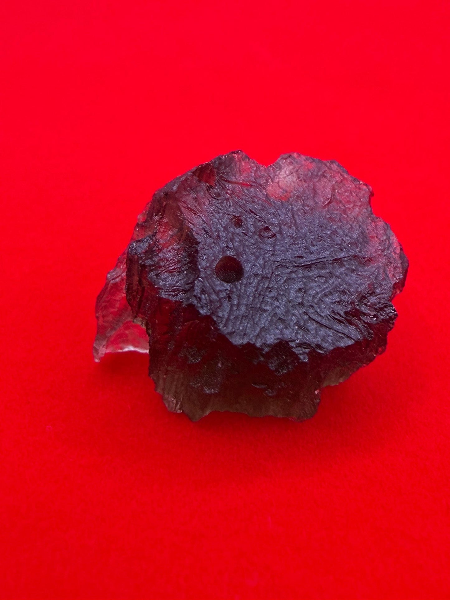 Authentic Moldavite Tektite Specimen, Czech Republic Origin, 3.22 grams