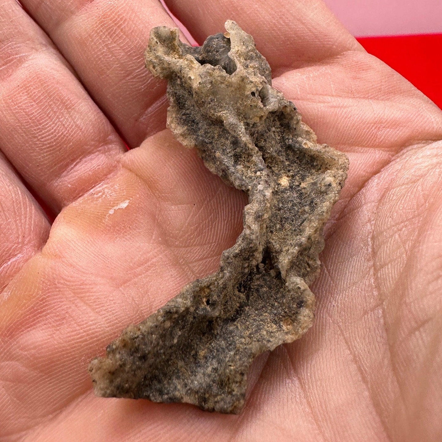 Sahara Desert Fulgurite: Fossilized Lightning Rock, Energy Work, 3.99 grams