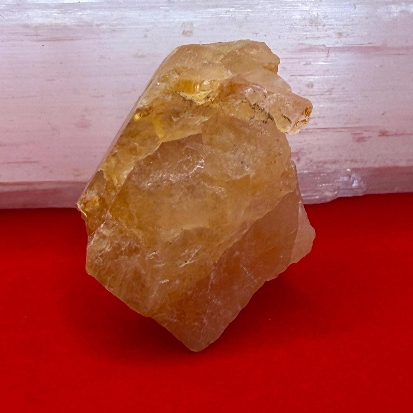 Golden Brazilian Phenacite Crystal: High-Vibration Gemstone, 7.89g/39.45ct