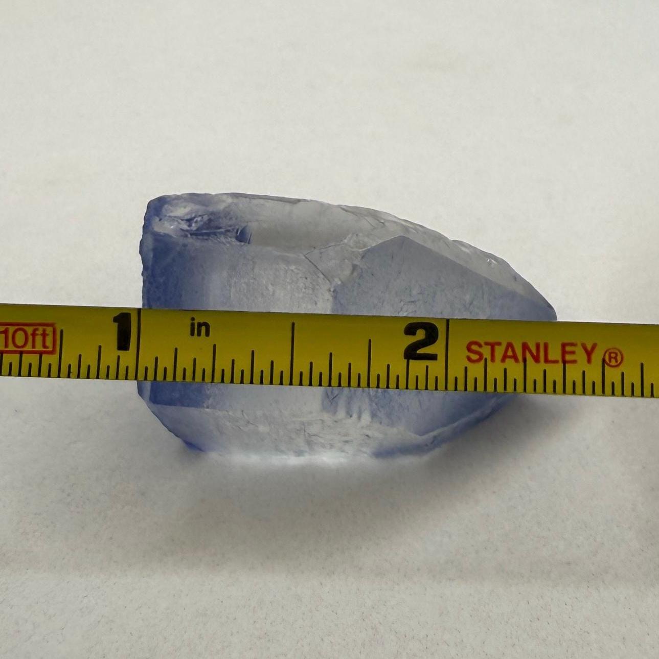 Rare Blue Dumortierite Crystal: Brazilian Gemstone for Reiki and Meditation, 31.00g/155ct