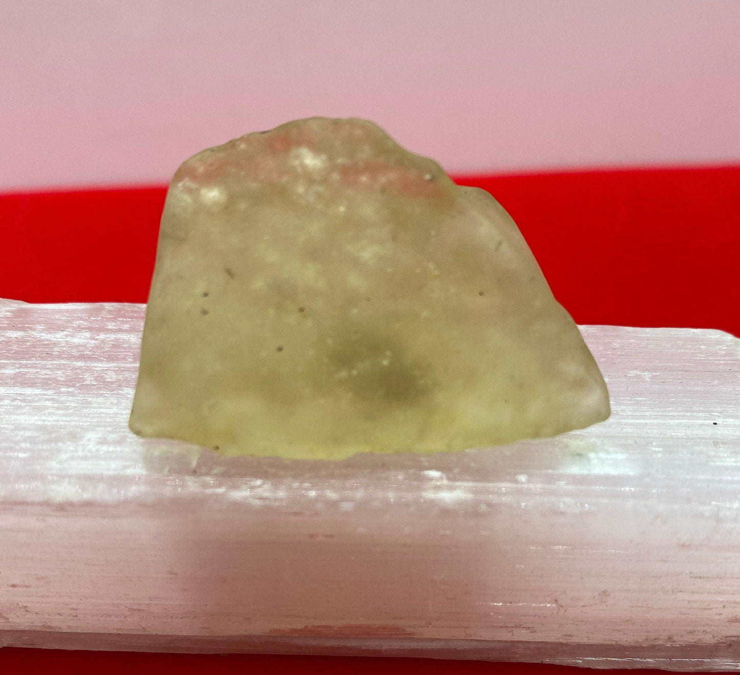 Libyan Desert Glass: Golden Tektite Talisman, 20.20 grams