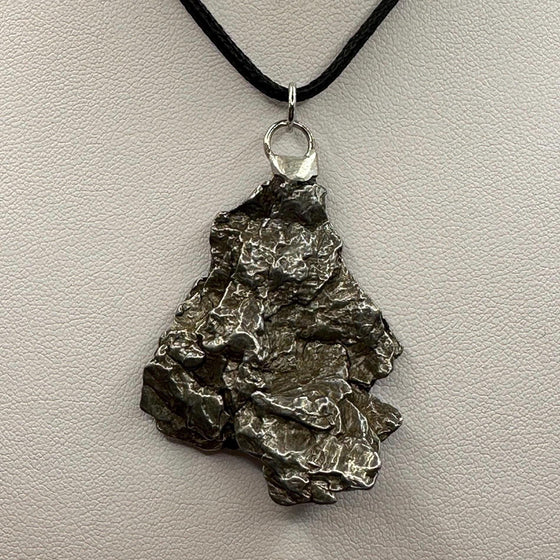 Campo del Cielo Meteorite Pendant: Rare Iron Space Gift, 21.02 grams