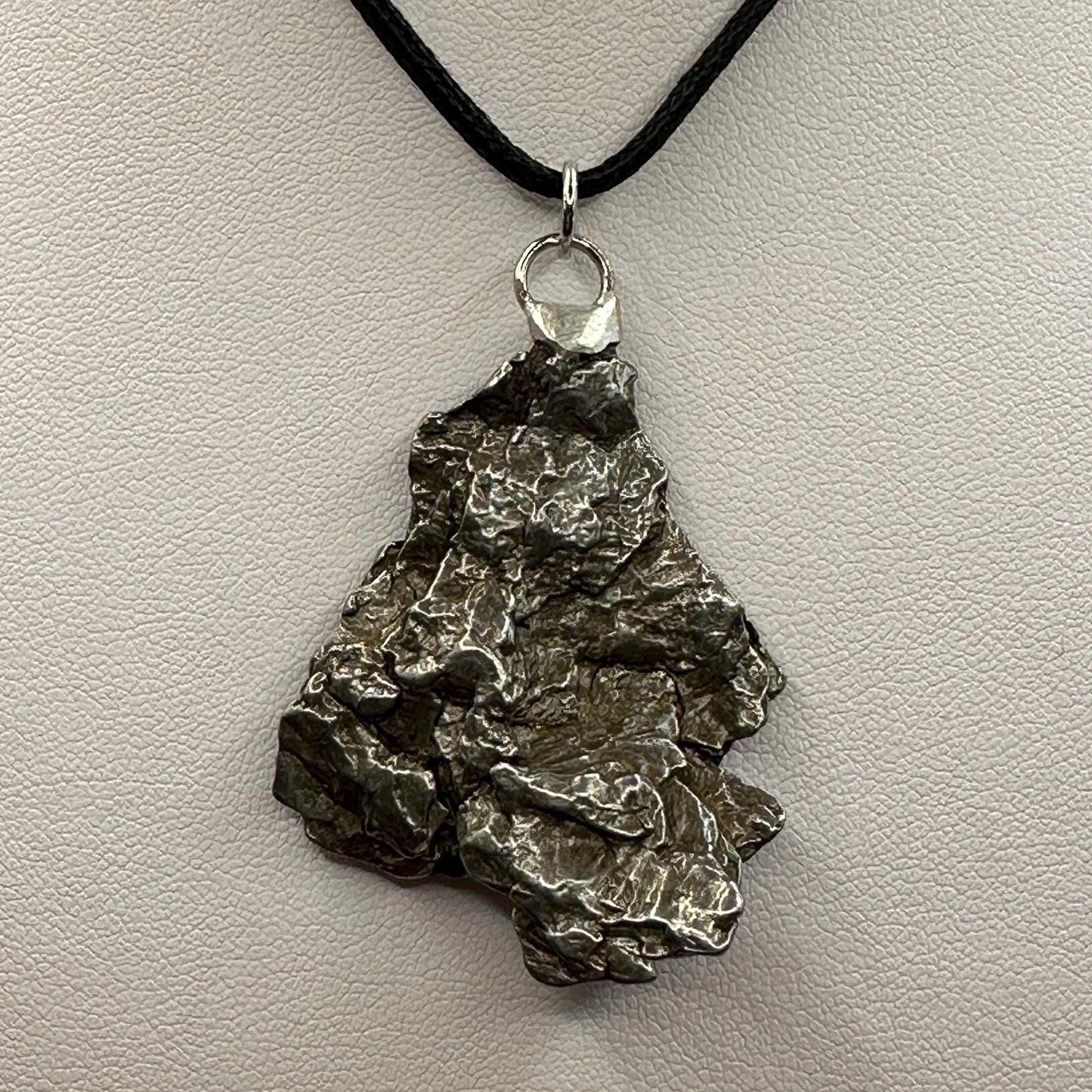 Campo del Cielo Meteorite Pendant: Rare Iron Space Gift, 21.02 grams
