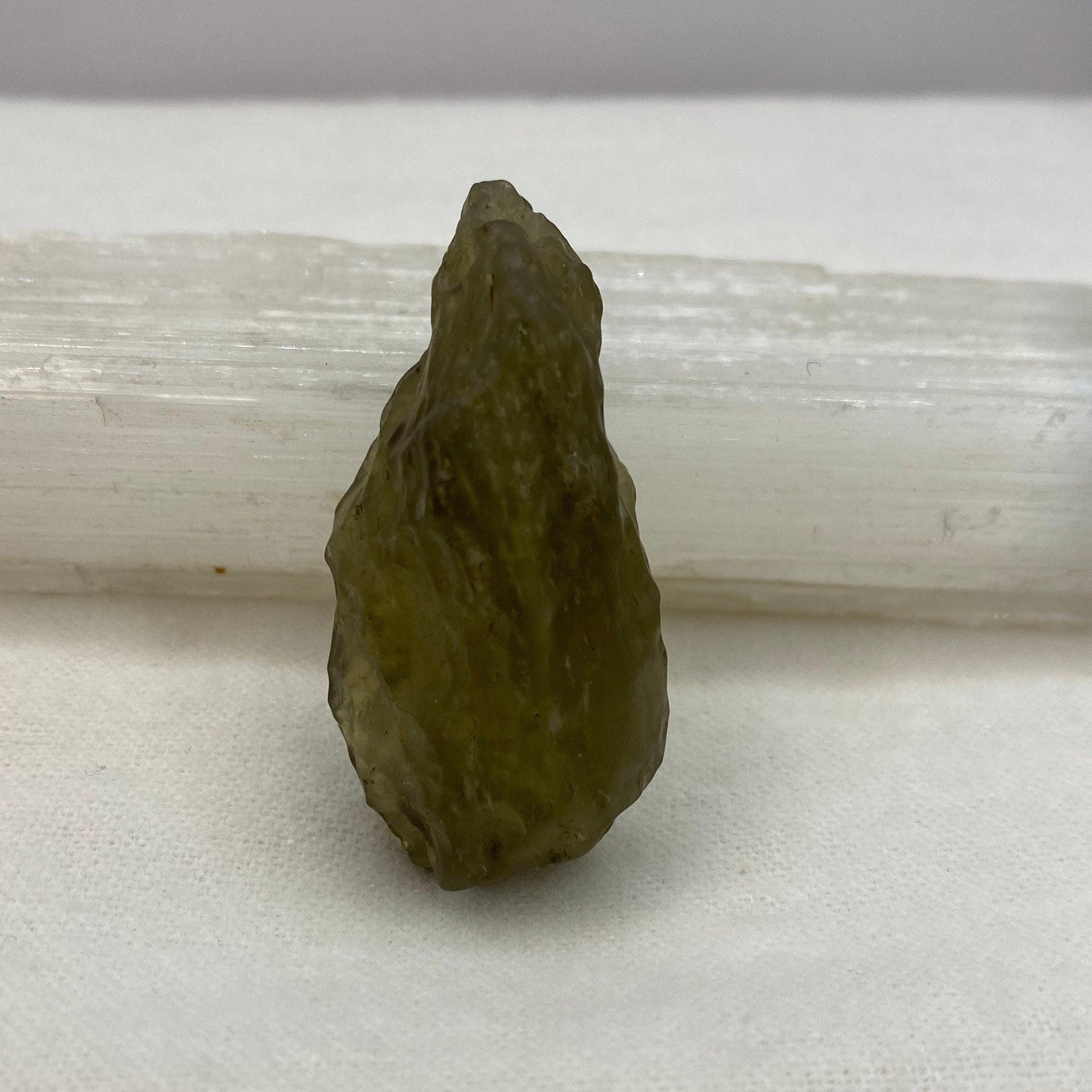 Rare Green Libyan Desert Glass Tektite: Manifestation Talisman, 22.26 grams