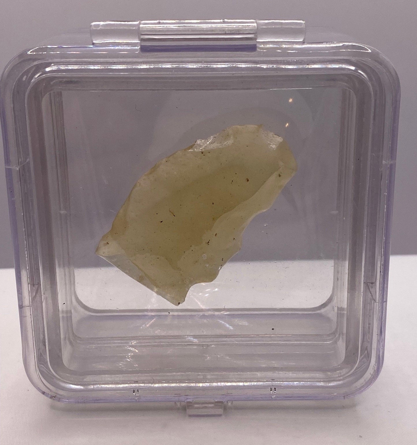 Libyan Desert Glass: Golden Tektite Talisman, 15.97 grams