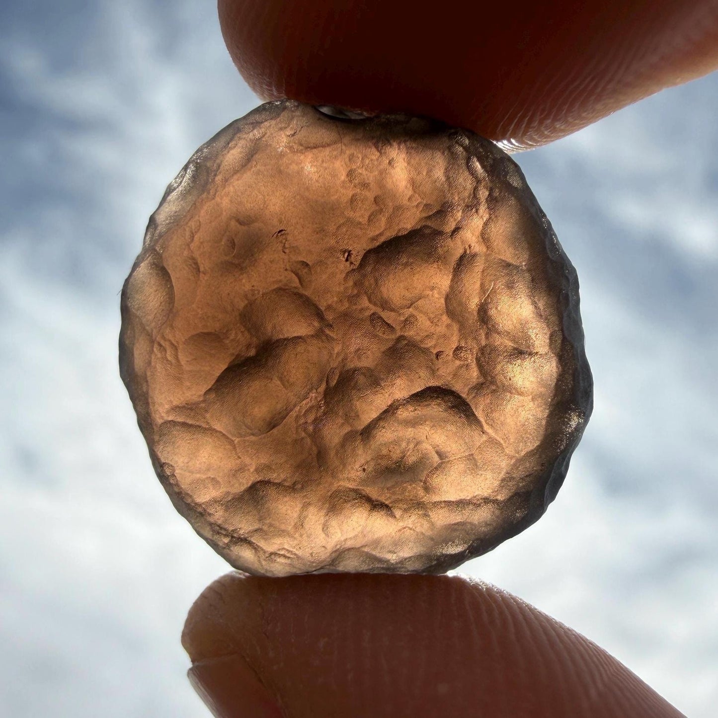 Saffordite Stone, Rare Cintamani, Arizona Tektite, 6.53 Grams