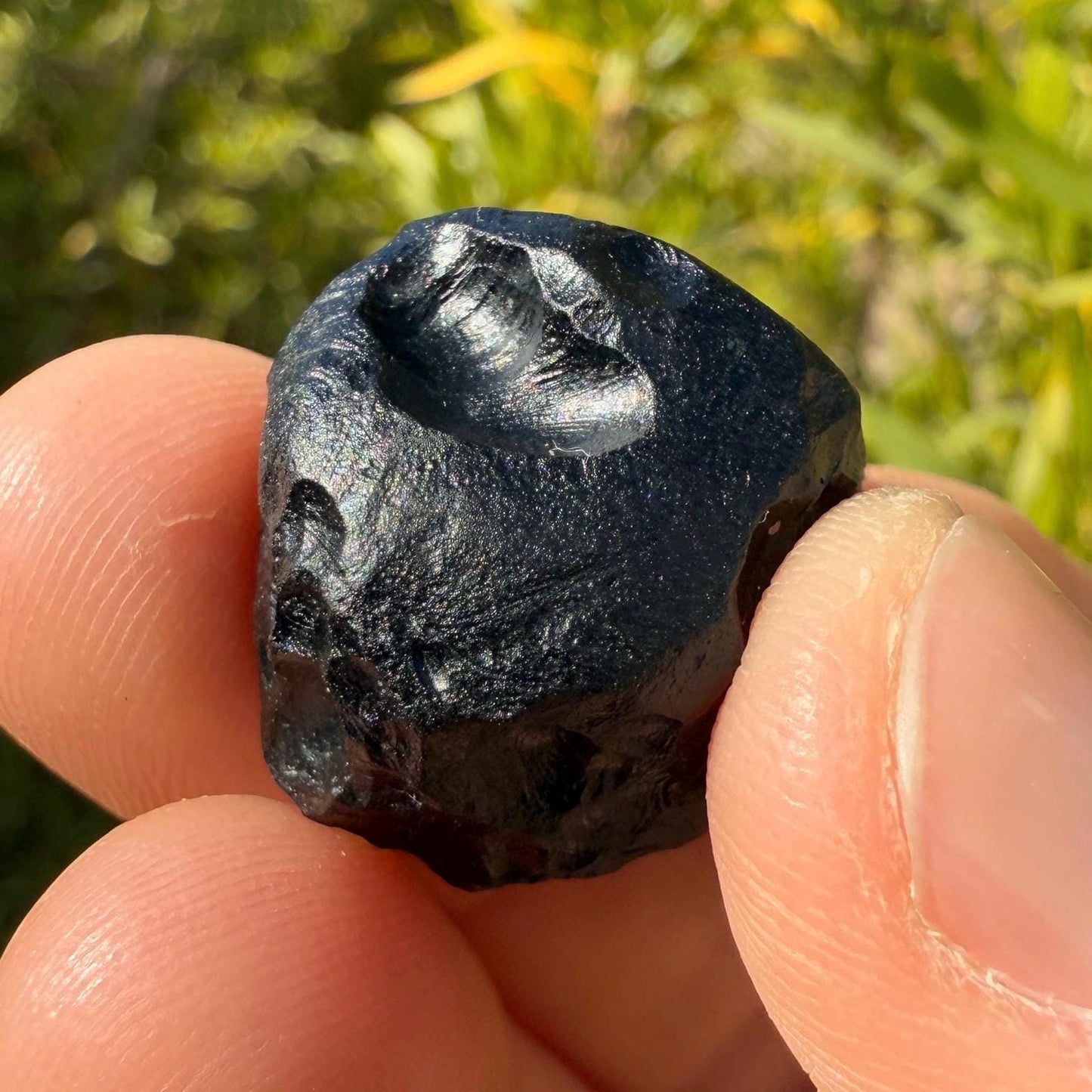 Indochinite Tektite: Indonesian Impactite, Energy Work Stone, 7.82 grams