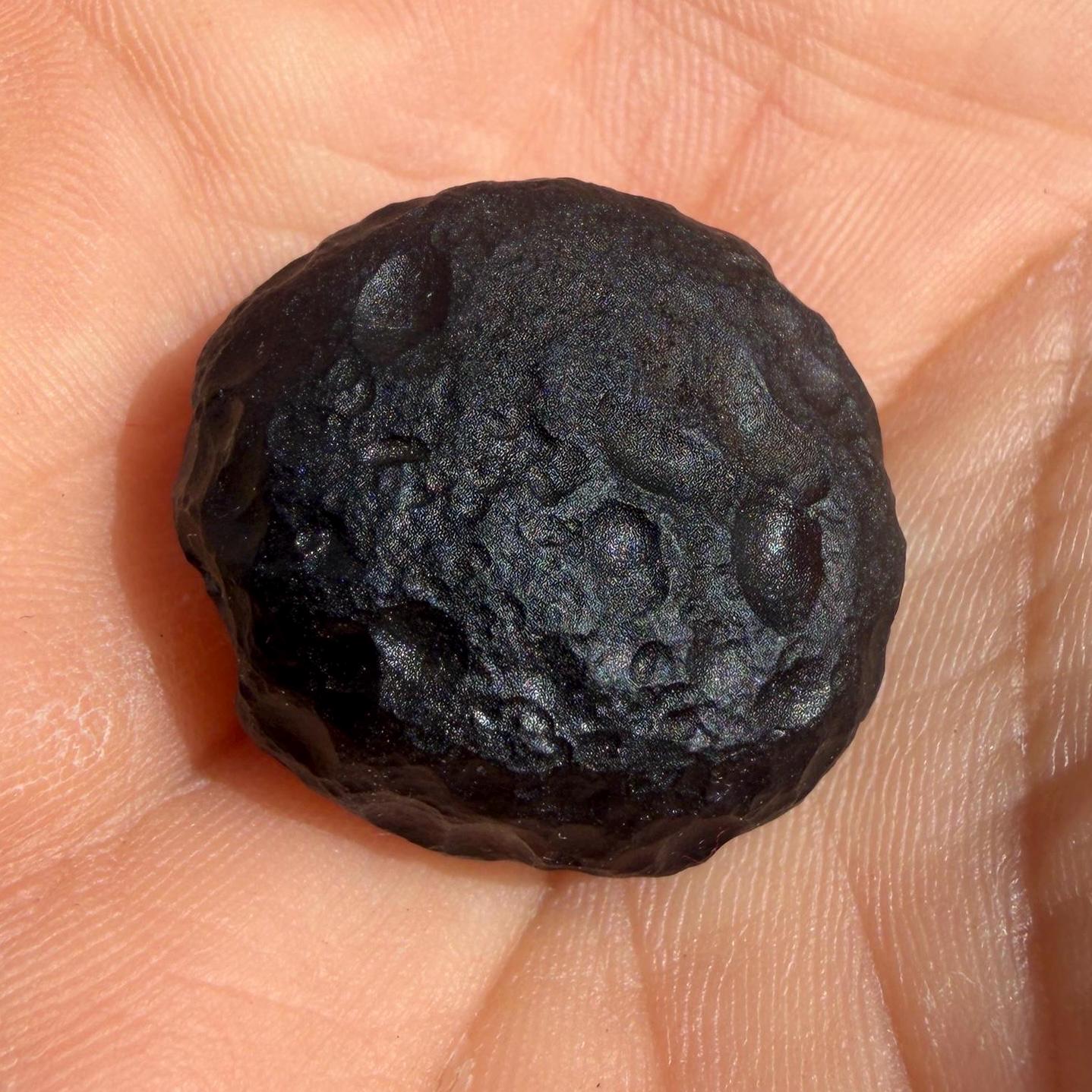 Saffordite Stone, Rare Cintamani, Arizona Tektite, 6.53 Grams