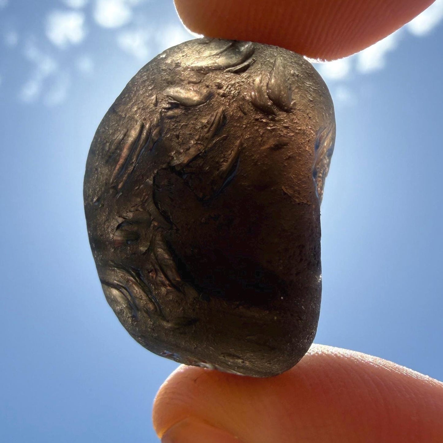 Arizona Saffordite Specimen, Rare Cintamani Stone, Melt Etched Surface, 12.24 grams