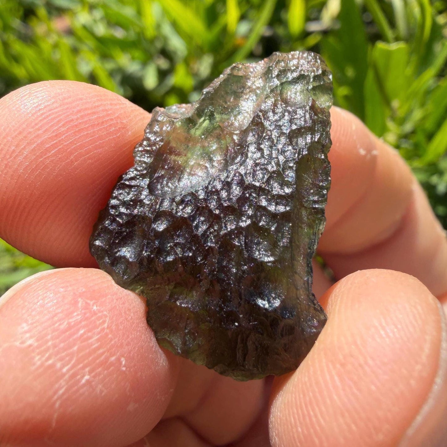 Authentic Moldavite Tektite Specimen, Czech Republic, 4.10 grams