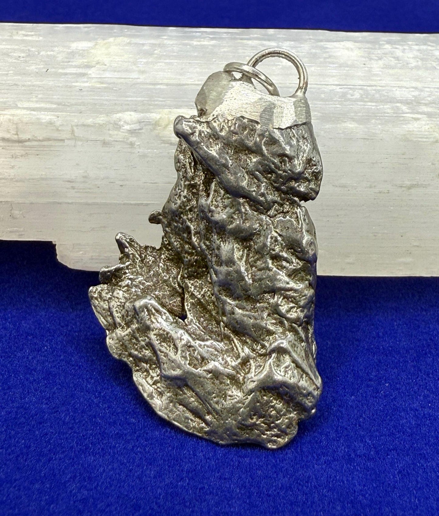Campo del Cielo Meteorite Pendant: Authentic Astronomy Gift, Cosmic Pendant, COA, 16.46 grams