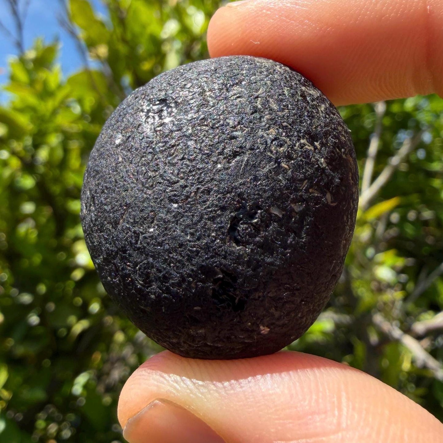 Saffordite Stone, Rare Cintamani, Arizona Tektite, 26.63 Grams