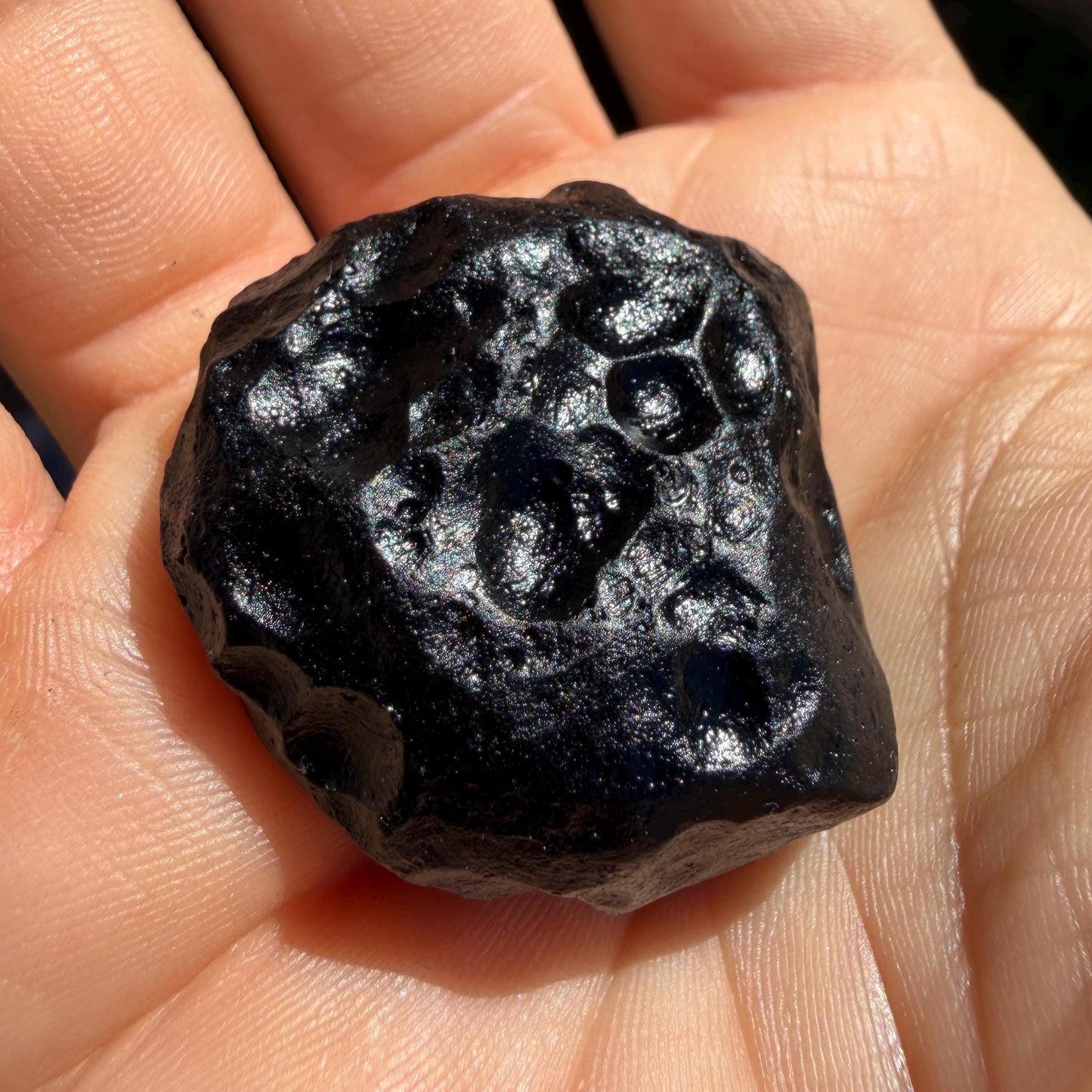 Indonesian Tektite: Indochinite Impactite, Energy Work Stone, 23.74 grams