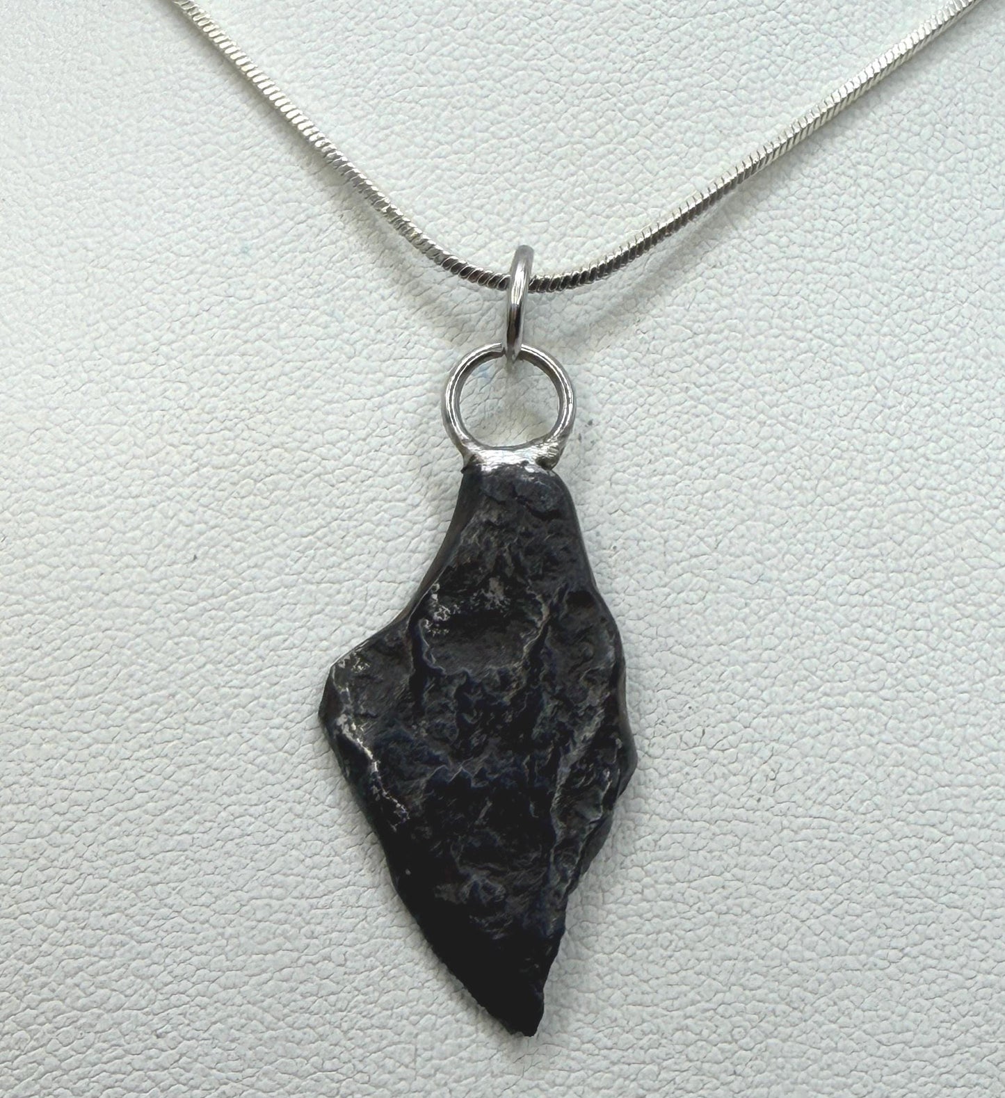 Agoudal Iron Meteorite Pendant: Handmade Astronomy Space Gift, Cosmic Pendant, 4.92 grams