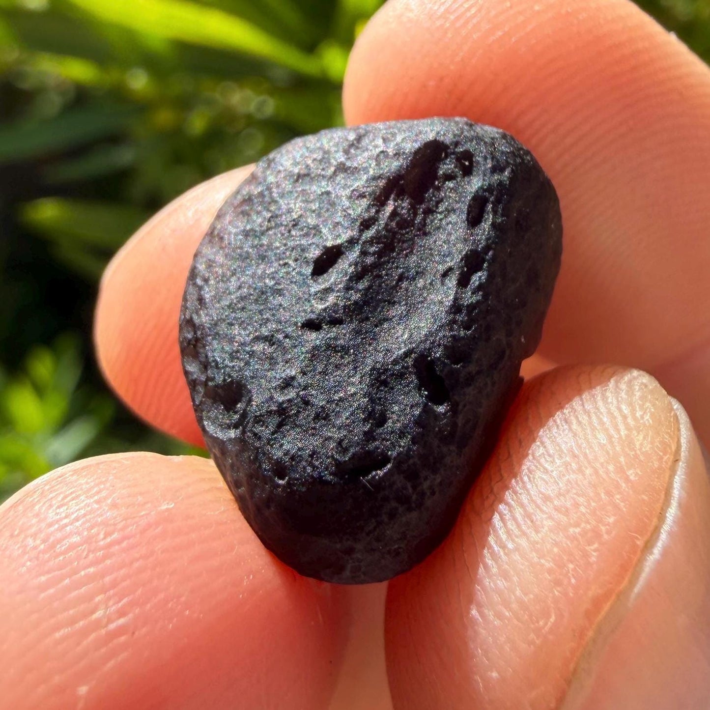 Saffordite Cintamani Stone Specimen: Rare Arizona Pseudo-Tektite, 3.24 grams