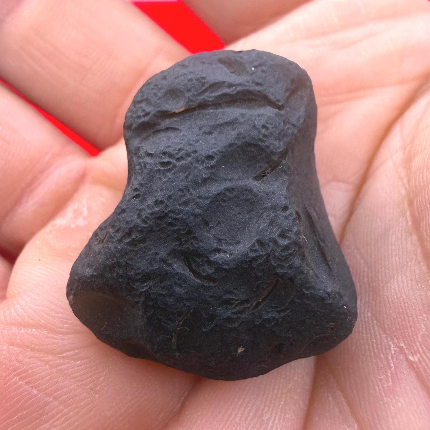 Saffordite Stone: Rare Cintamani, Arizona Pseudo-Tektite -15.66 Grams