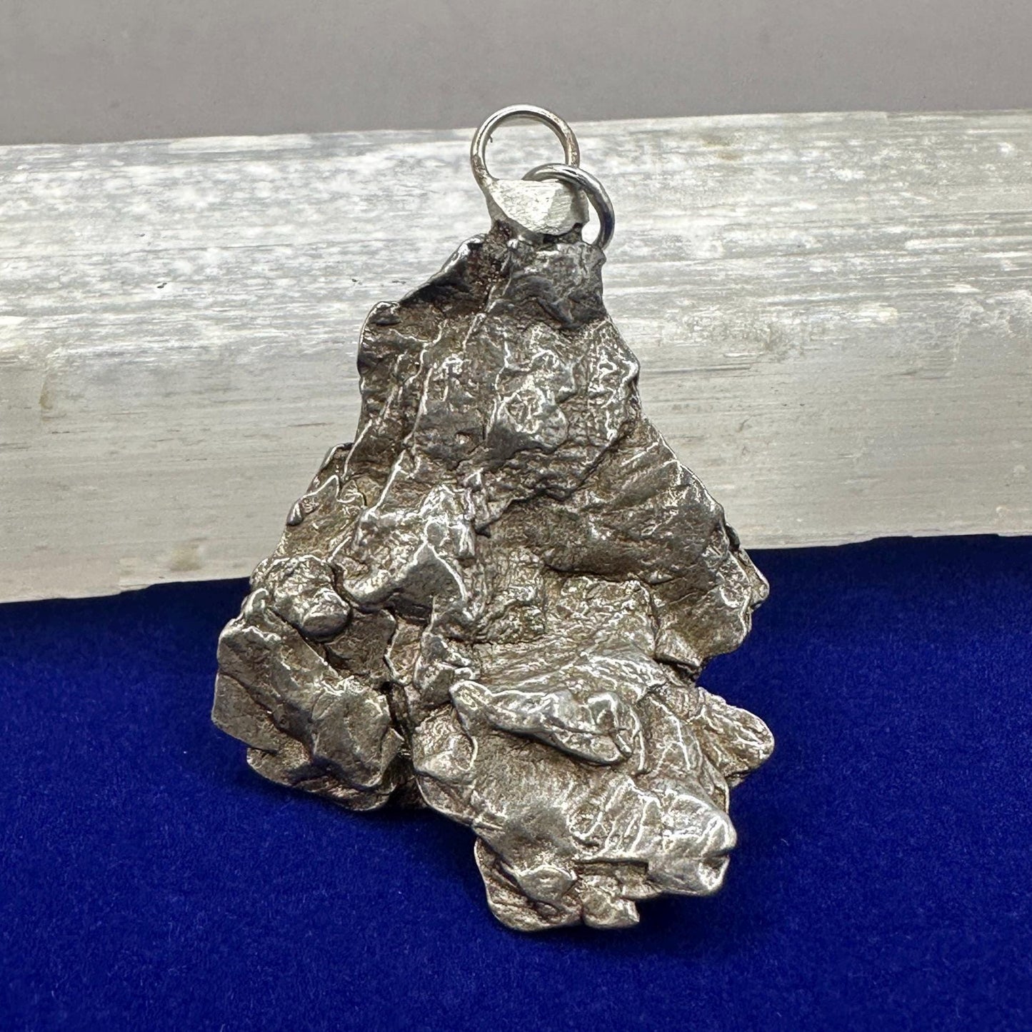 Campo del Cielo Meteorite Pendant: Rare Iron Space Gift, 21.02 grams