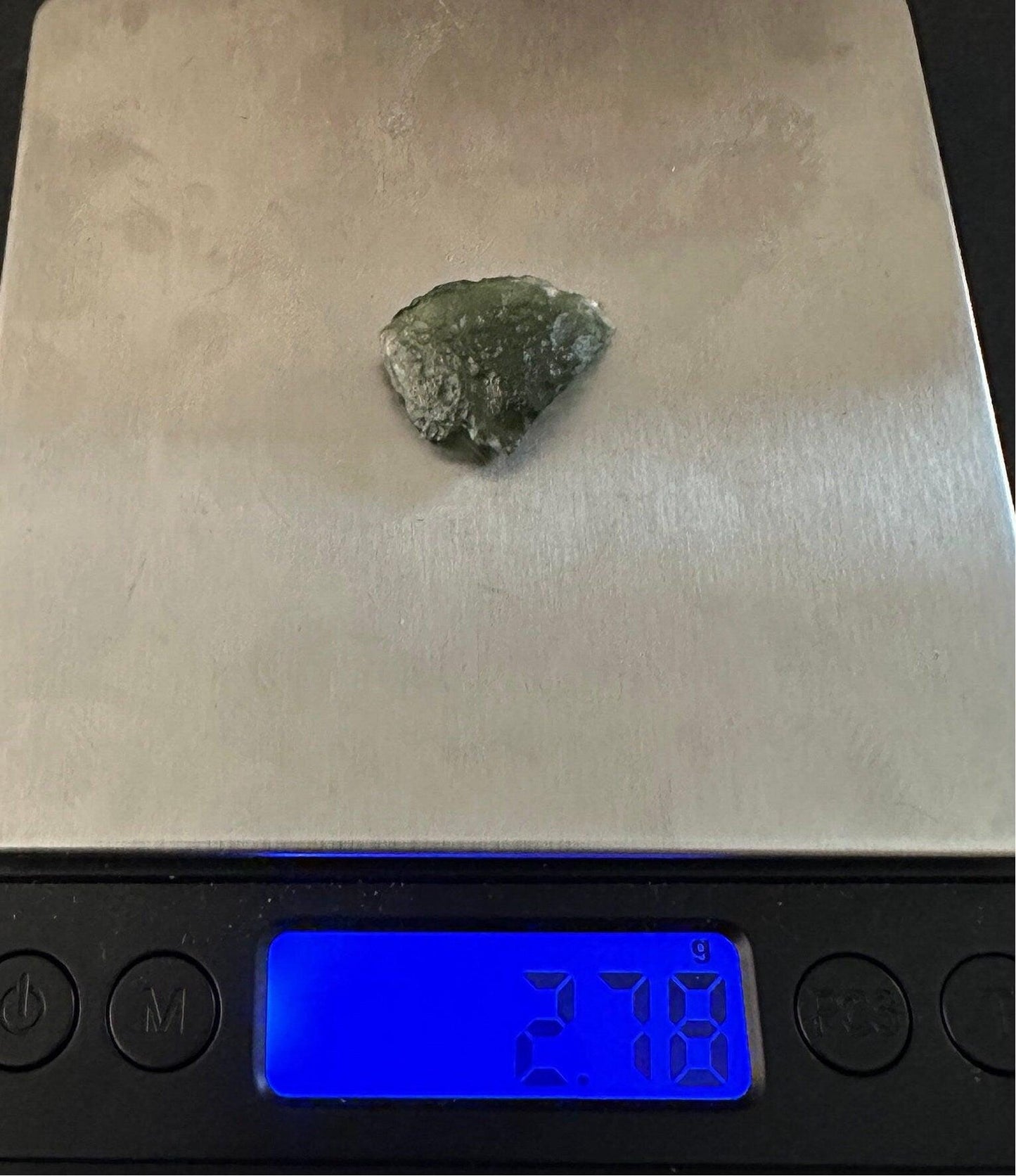 Authentic Moldavite Tektite Specimen: 2.78 grams, Reiki Talisman