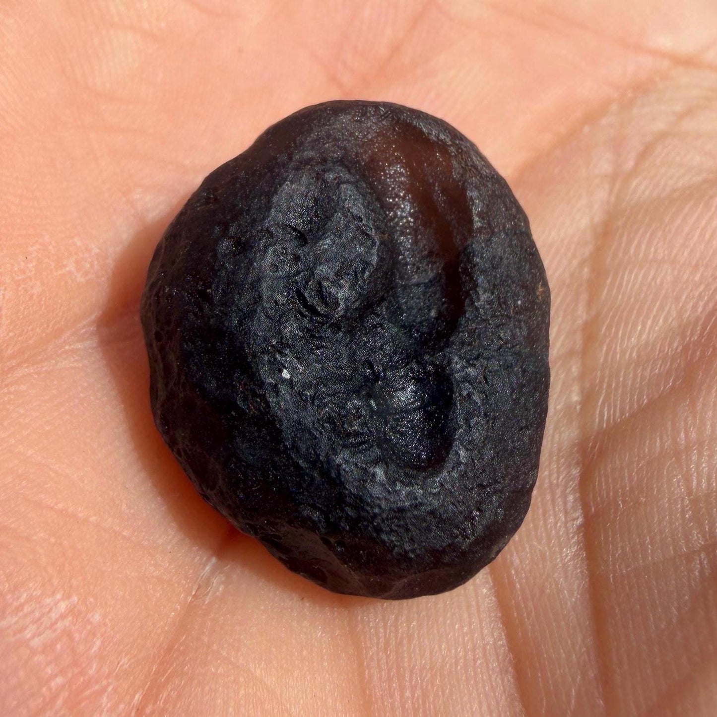 Saffordite Stone, Rare Cintamani, Arizona Tektite, 5.79 Grams