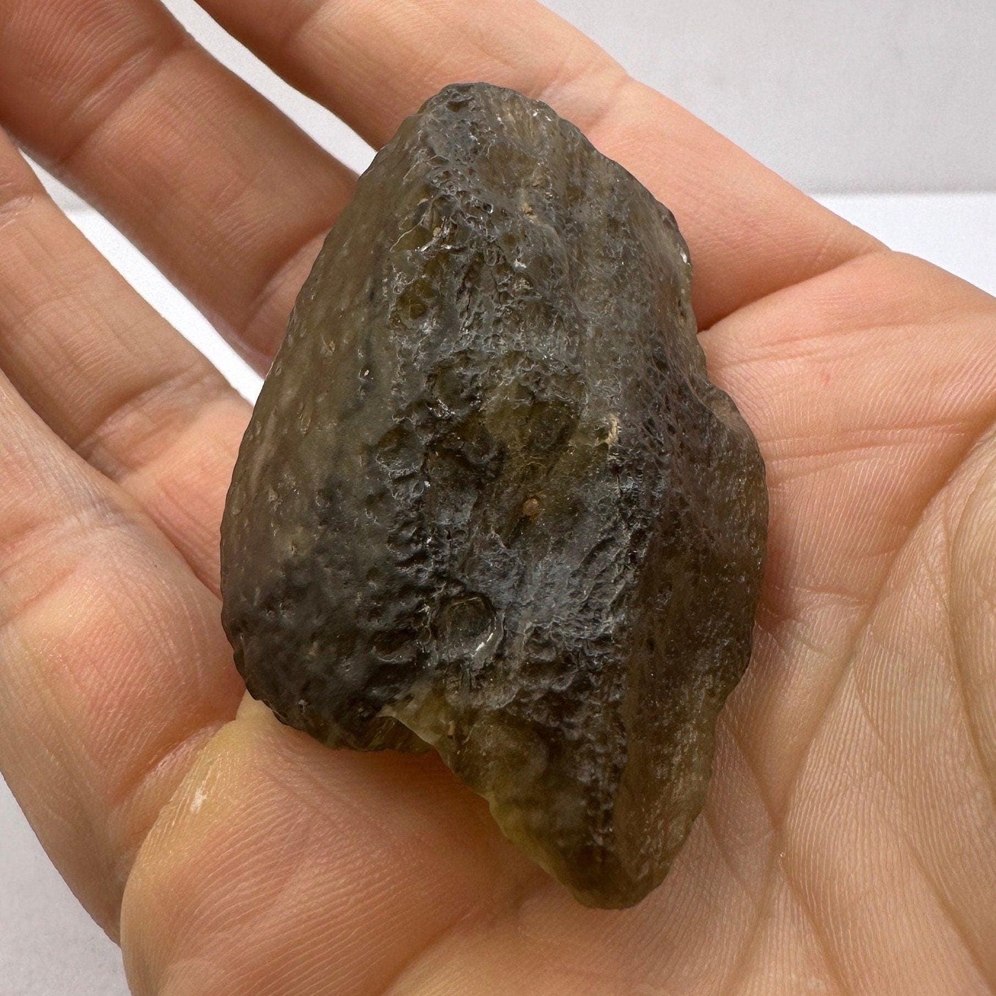 Libyan Desert Glass Tektite: Golden Green Talisman, 42.48 grams