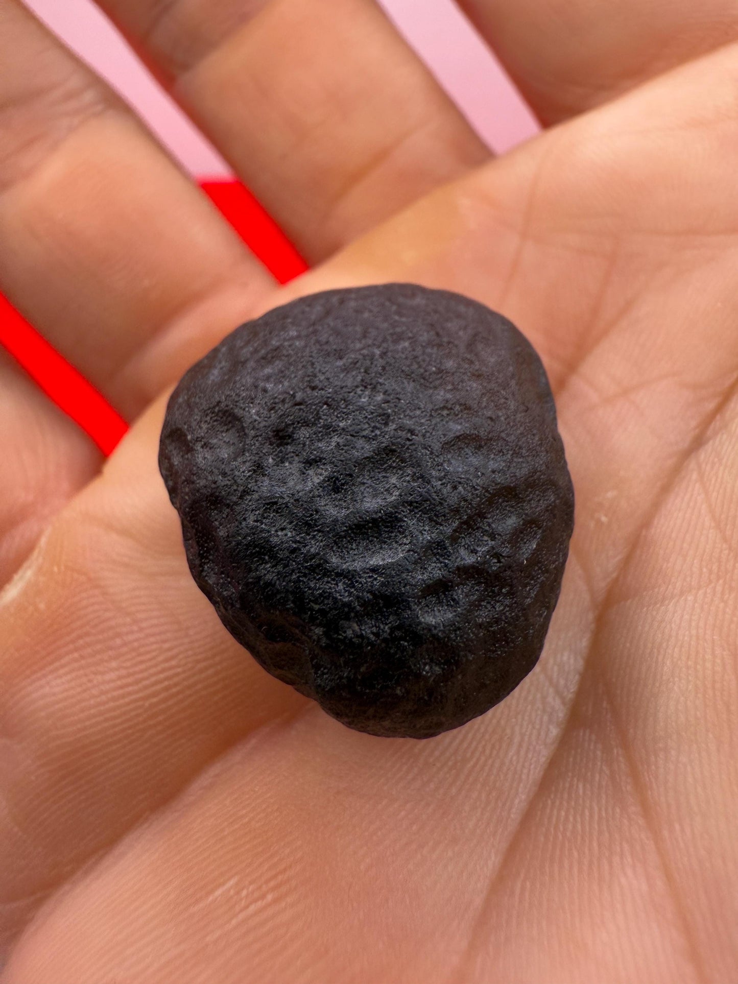 Colombianite Tektite Specimen: Shamanic Healing Stone, 11.39 grams