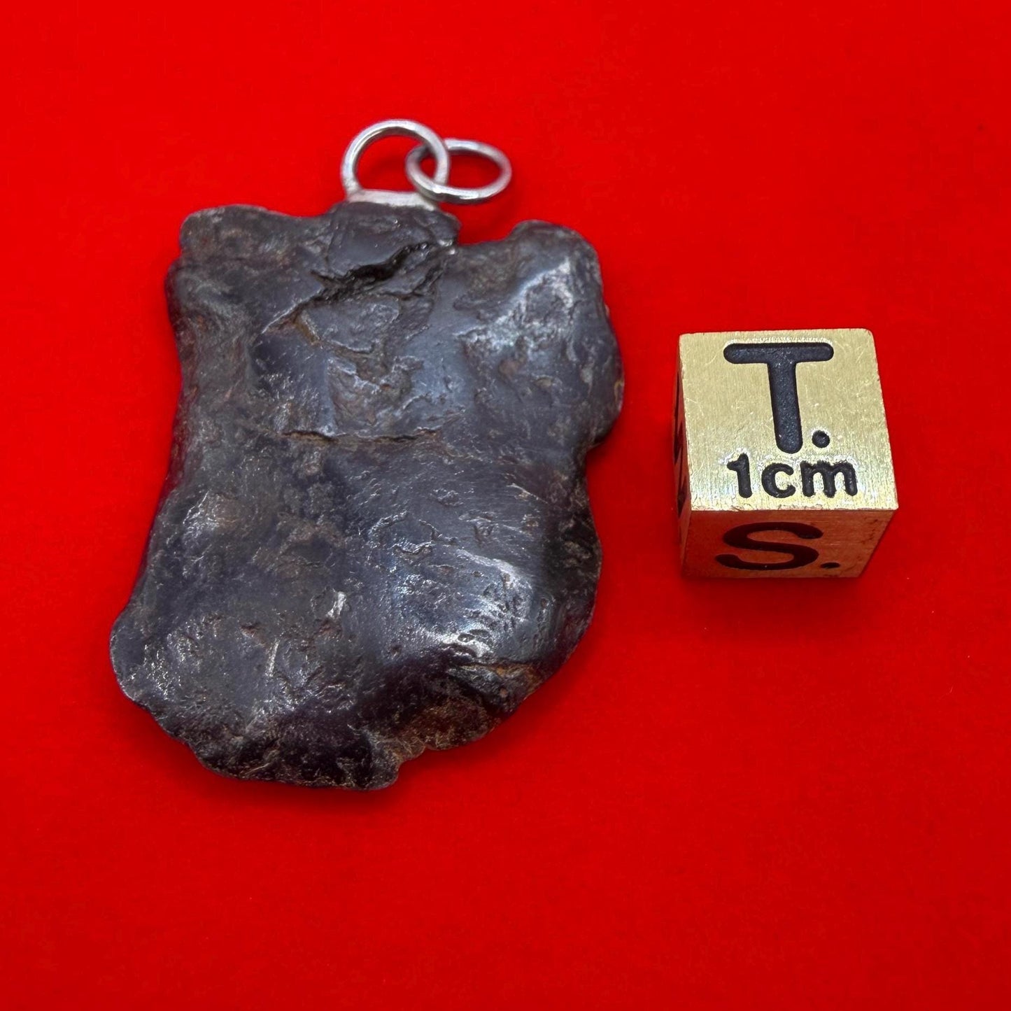 Canyon Diablo Iron Meteorite Pendant: Arizona Space Gift, 18.55 grams