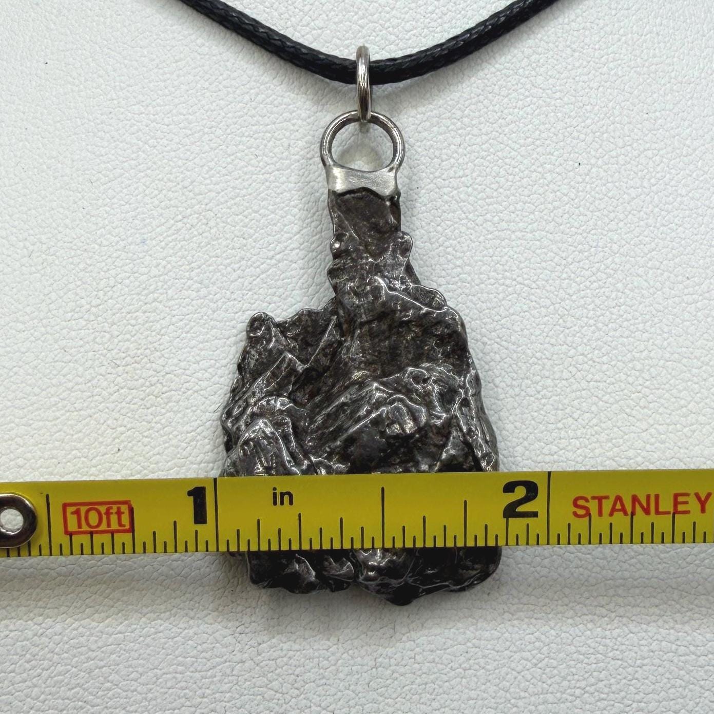 Campo del Cielo Meteorite Pendant, Authentic Astronomy Gift, Cosmic Jewelry, 13.90 grams