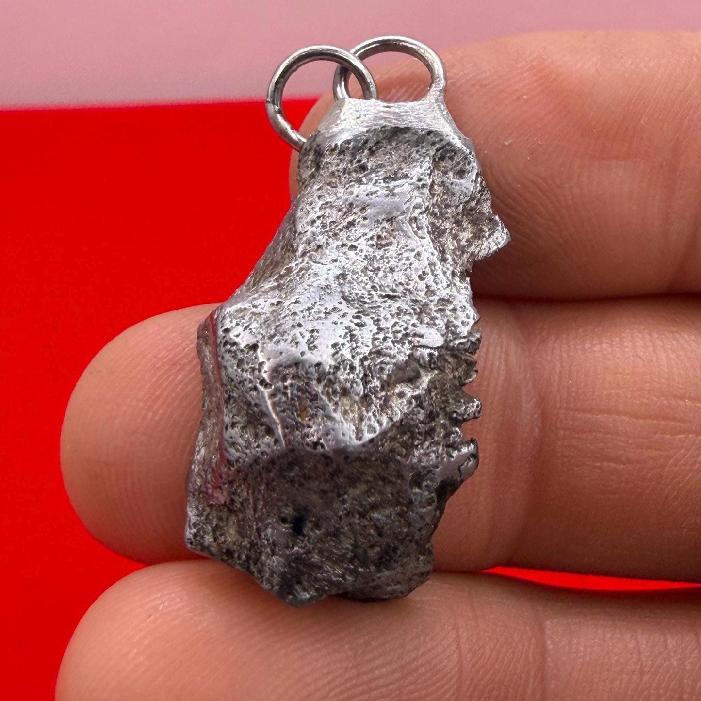 Henbury Iron Meteorite Pendant, Australia, Astronomy Gift, Cosmos, 11.28g