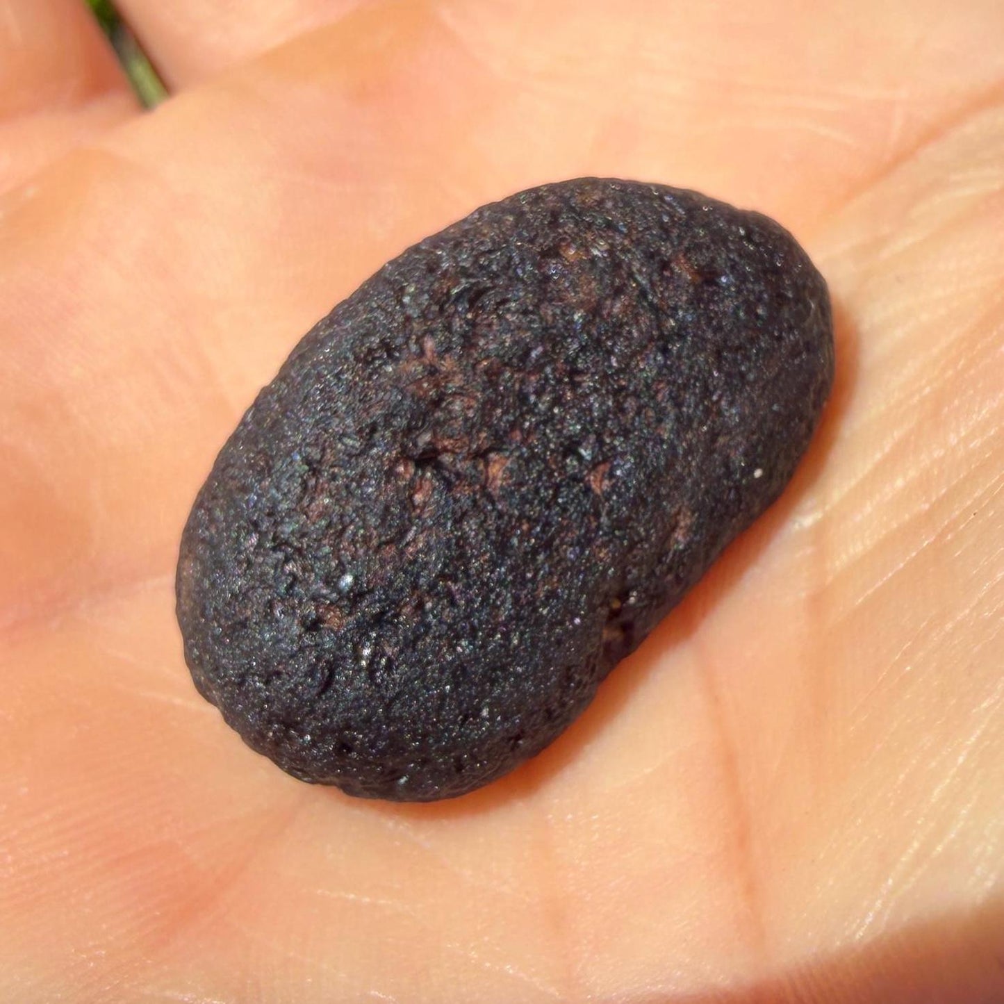 Saffordite Stone, Rare Cintamani, Elongated, Arizona, Pseudo Tektite, 8.18 Grams