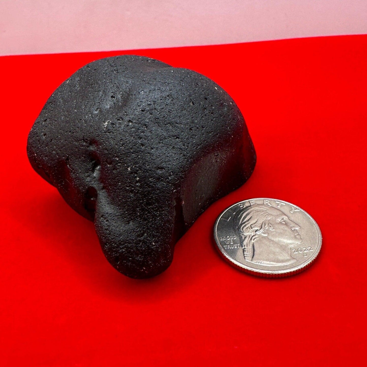 Large Rizalite Tektite: Rare Indochinite from Bicol, Philippines, 116 grams