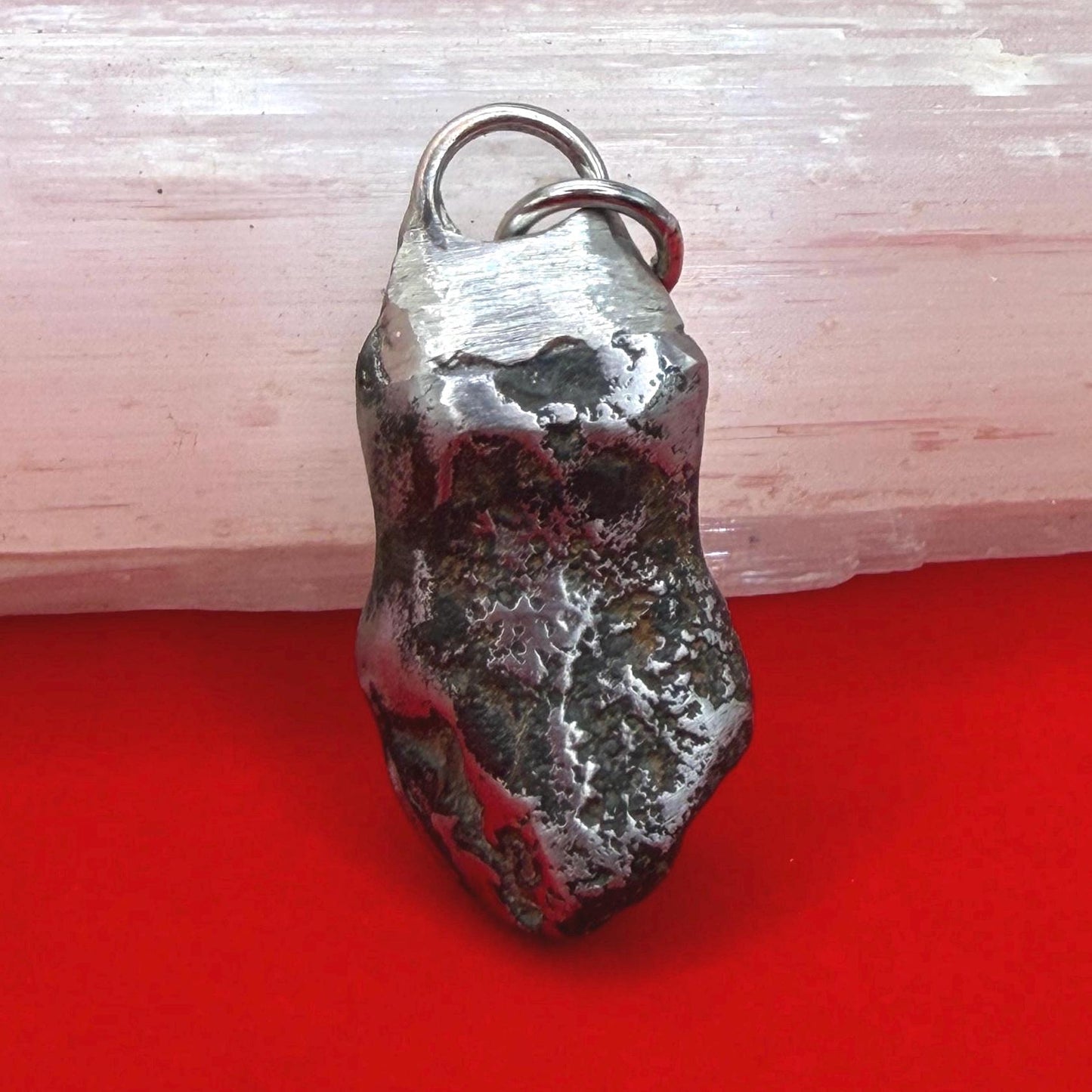 Sikhote-Alin Iron Meteorite Pendant: Astronomy Space Gift, 10.67g