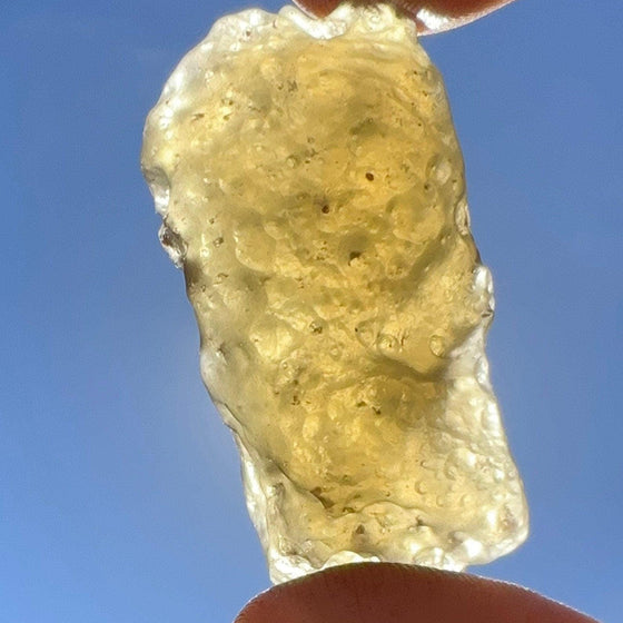 Libyan Desert Glass Tektite: Greenish Gold Talisman, 20.23 grams