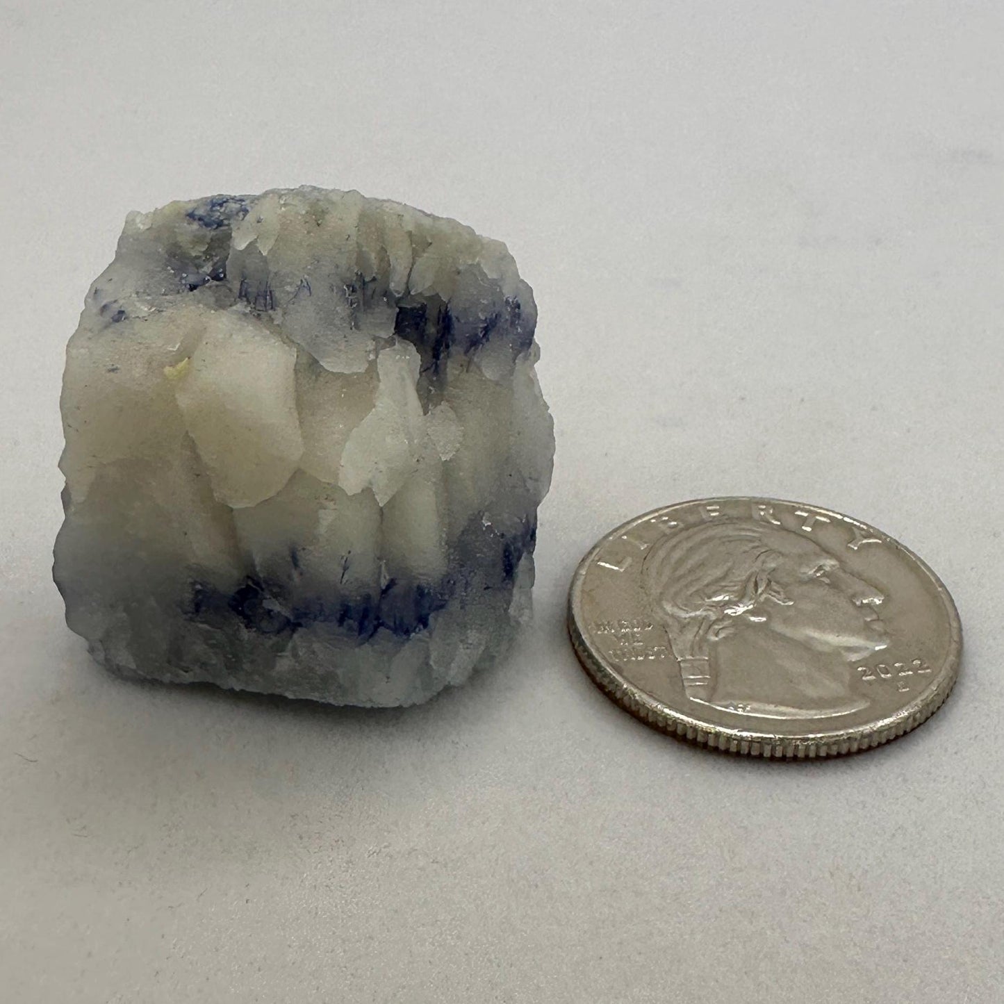 Raw Dumortierite Crystal: Vibrant Blue Mineral Specimen, Bahia Brazil, 27.15 grams