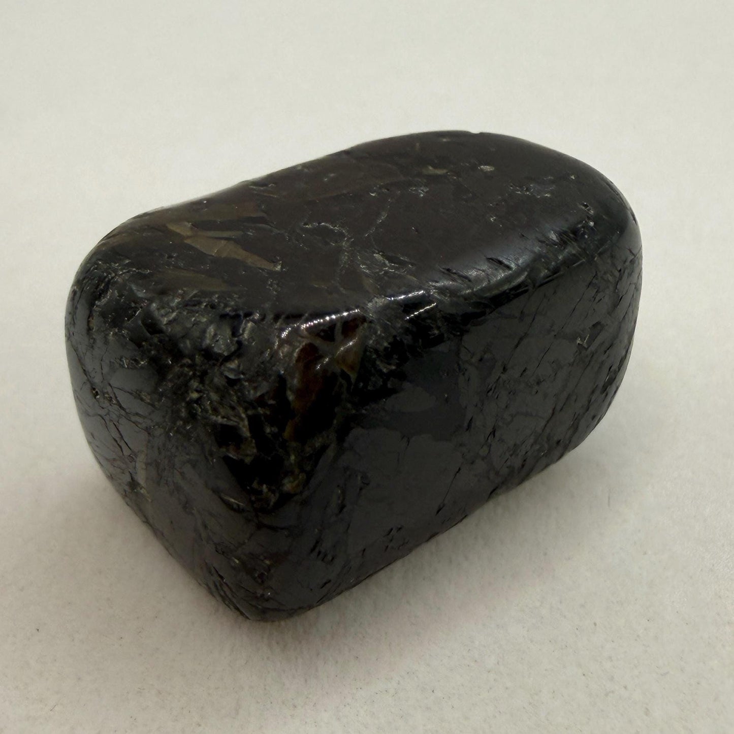 Greenland Nuummite Stone: Reiki Healing Stone, Protection Talisman, 10.83 grams