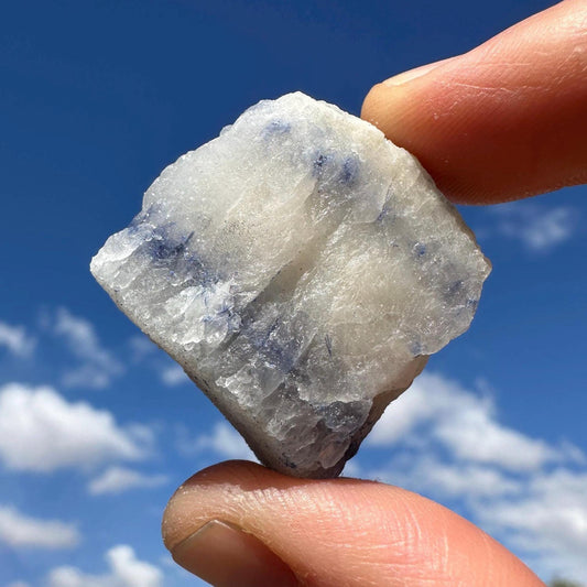 Raw Dumortierite Crystal: Vibrant Blue Mineral Specimen, Bahia Brazil, 27.15 grams