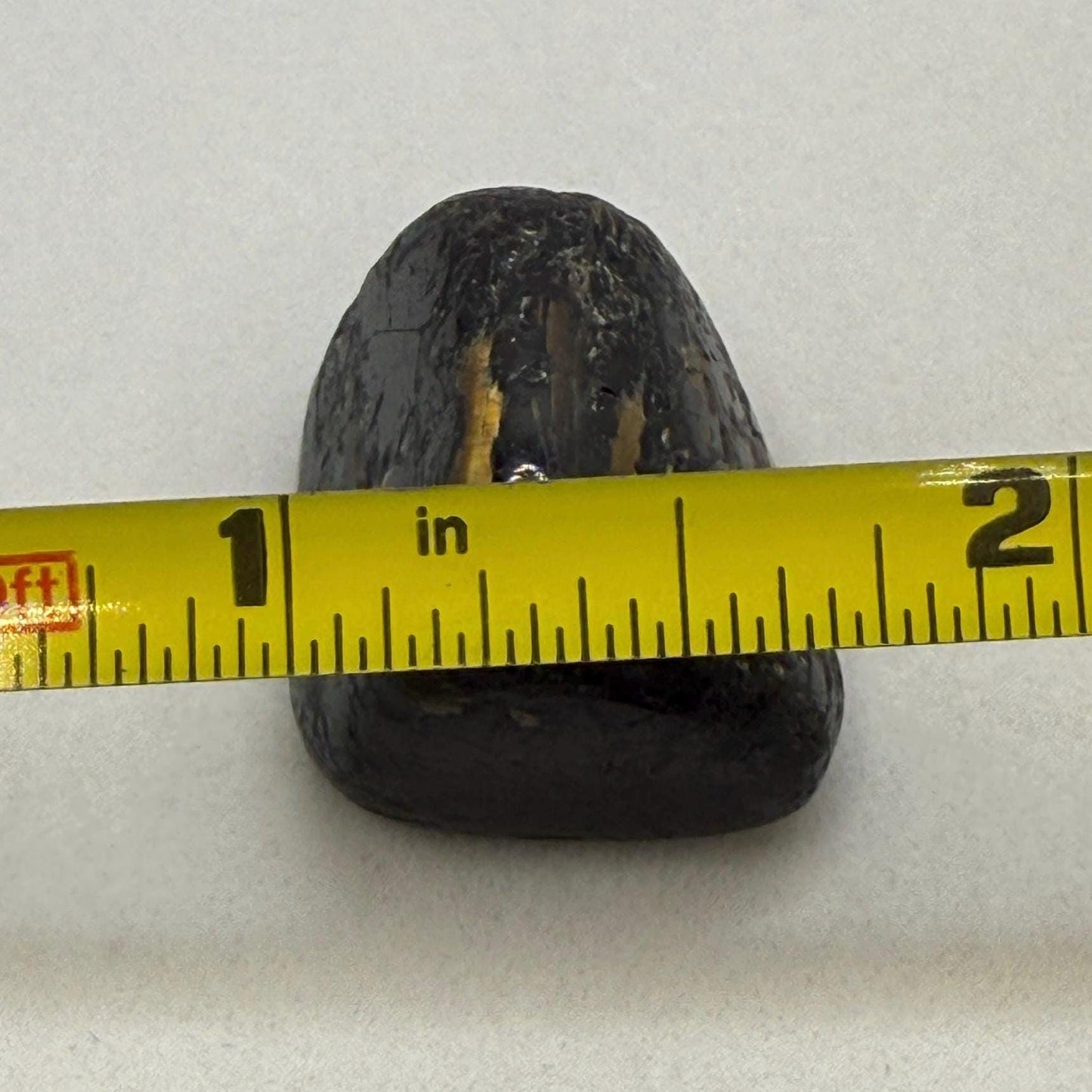 Greenland Nuummite Stone: Ancient Iridescent Gemstone, 12.70 grams