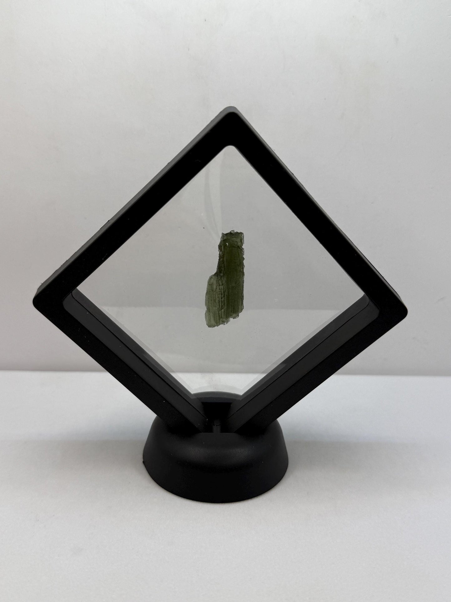 Moldavite Tektite Specimen, Natural Hole, Czech Republic (3.82 grams)
