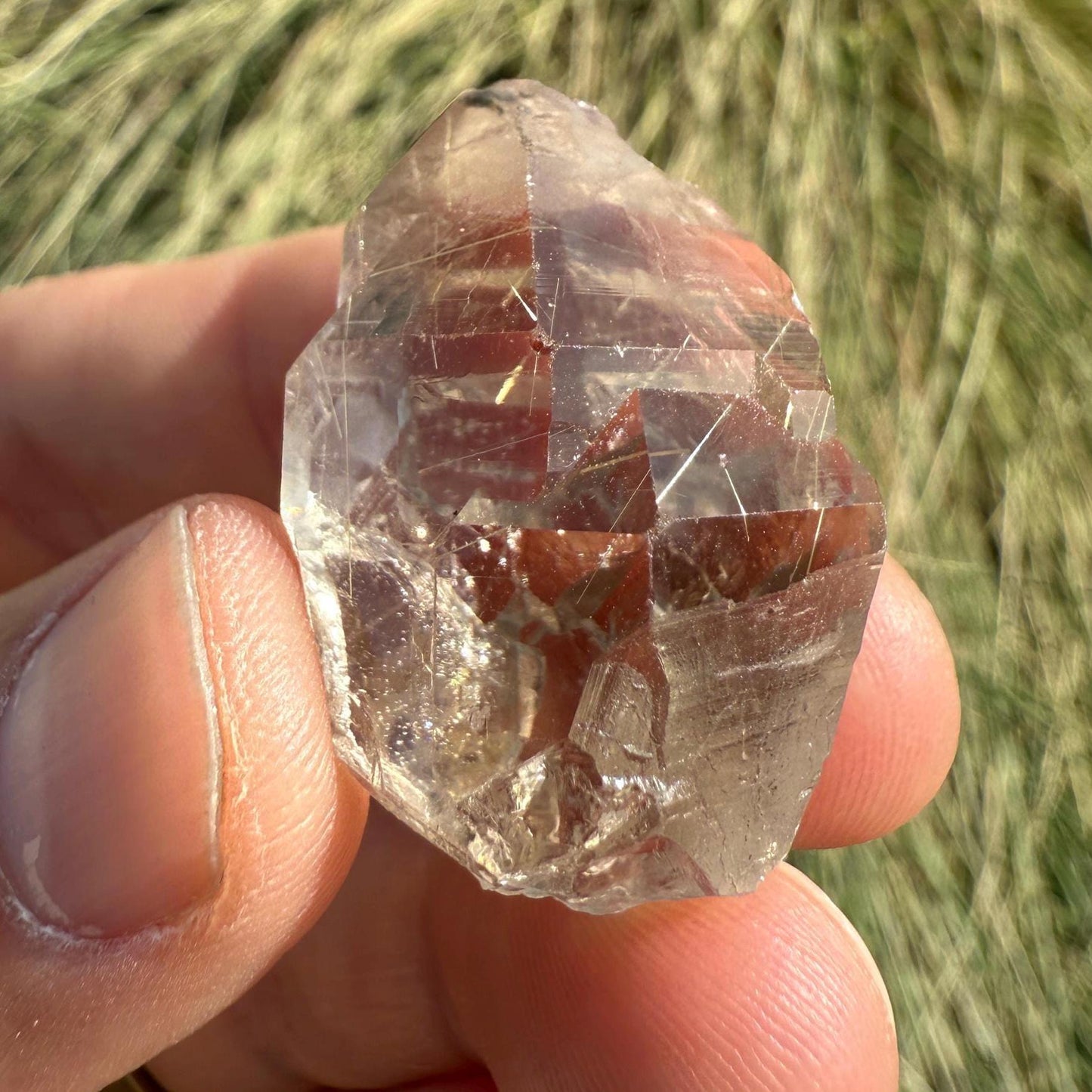 Golden Rutilated Quartz Crystal: Brazilian Fine Crystal, 19.89 grams