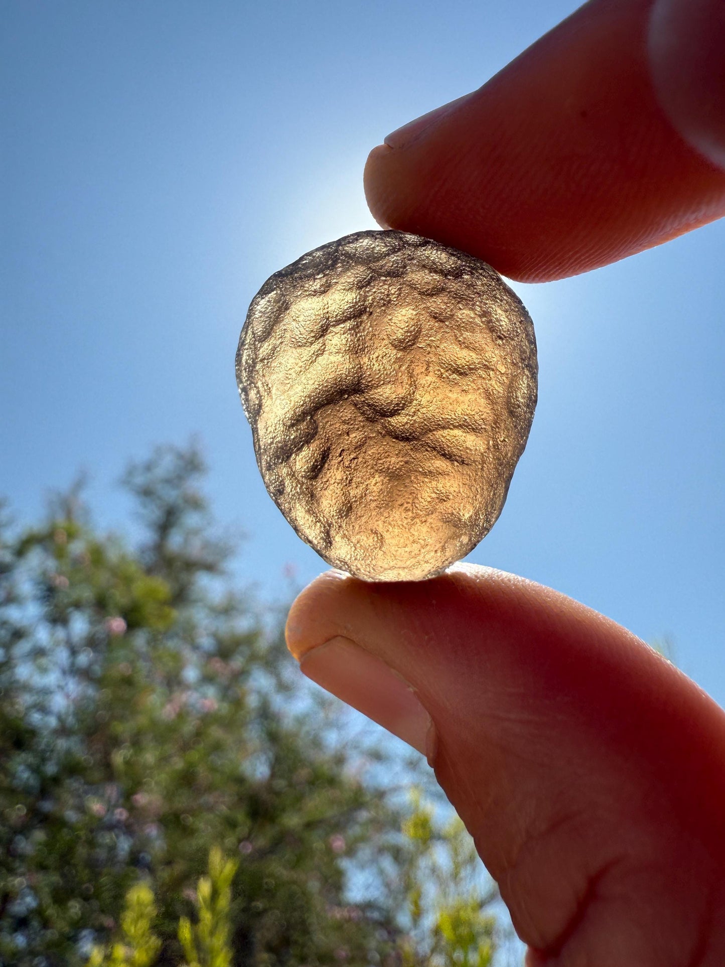 Colombianite Tektite Specimen: Shamanic Healing Stone, 11.39 grams