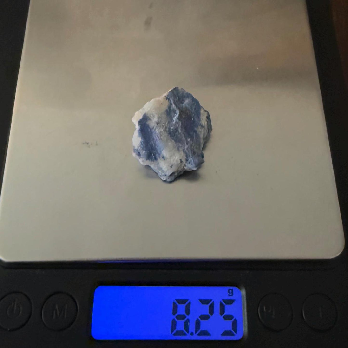 Raw Blue Dumortierite Crystal, Bahia Brazil, Mineral Specimen