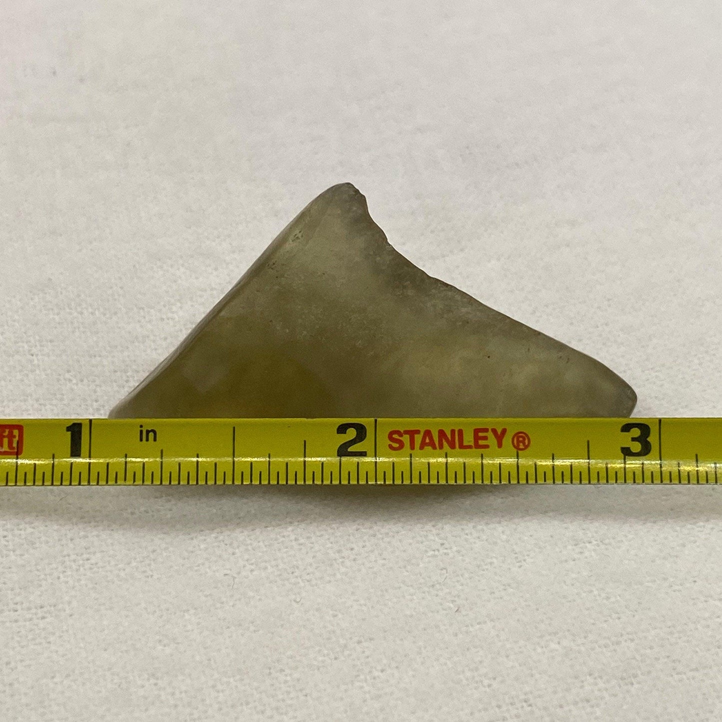 Libyan Desert Glass Tektite: Greenish Gold Specimen, 14.00 grams