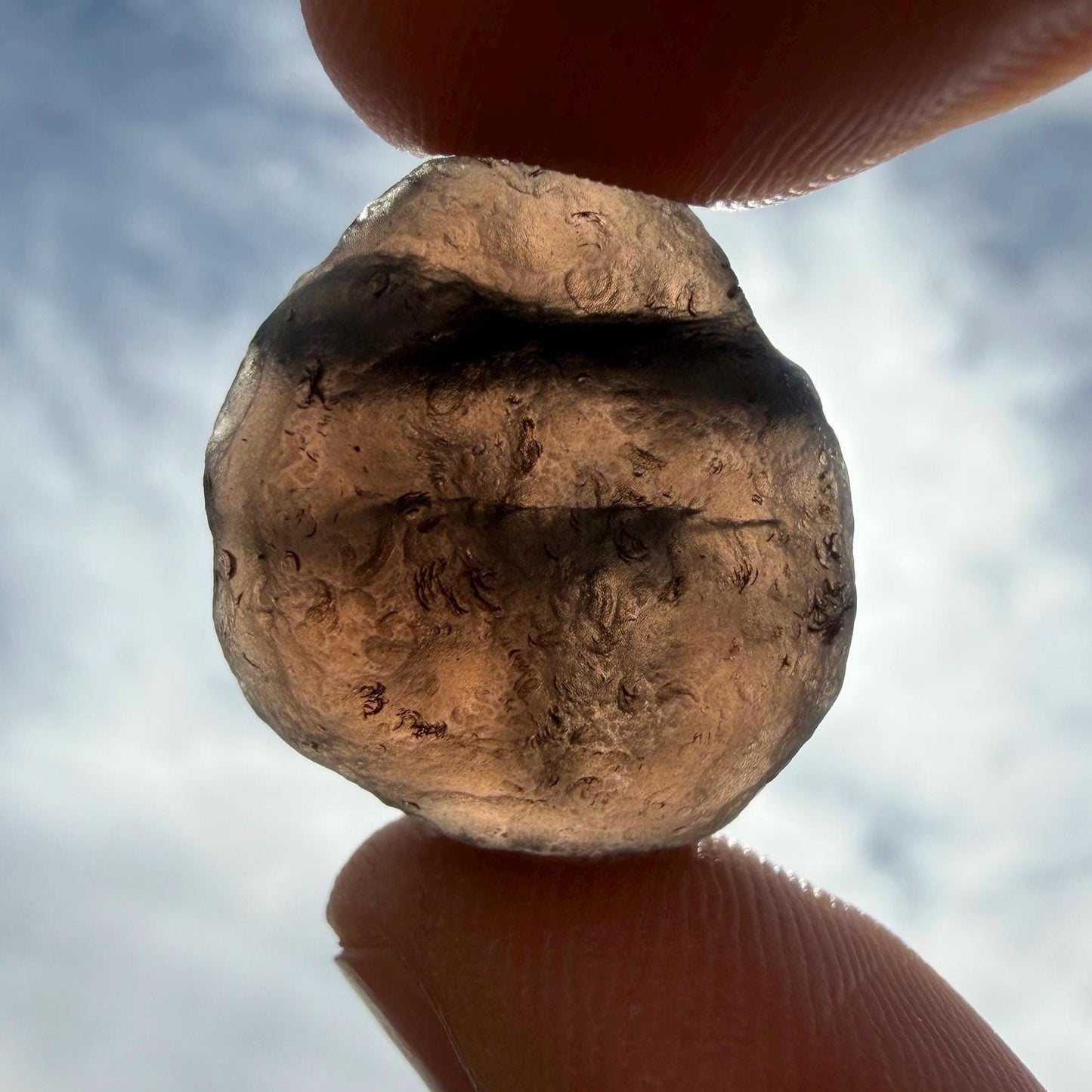 Saffordite Stone, Rare Cintamani, Arizona Tektite, 5.79 Grams