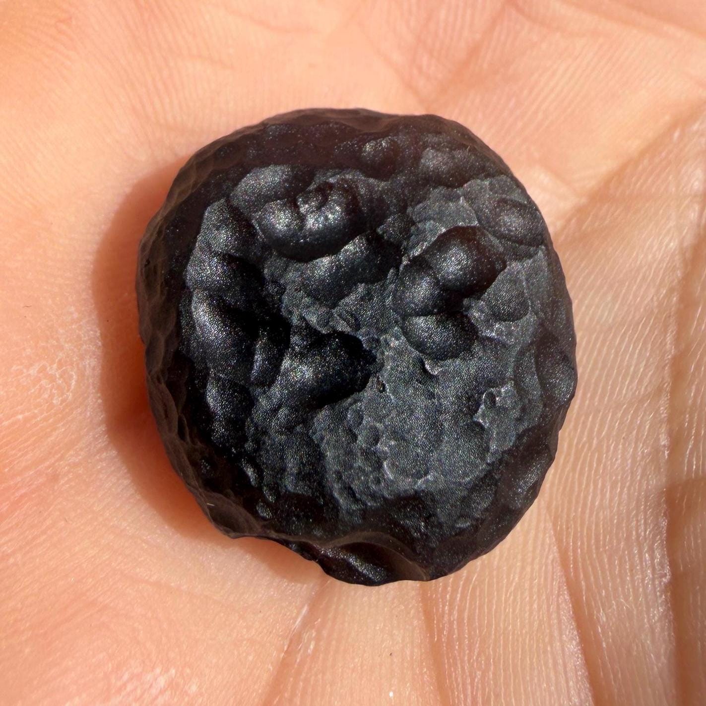 Saffordite Stone, Rare Cintamani, Arizona Tektite, 6.53 Grams
