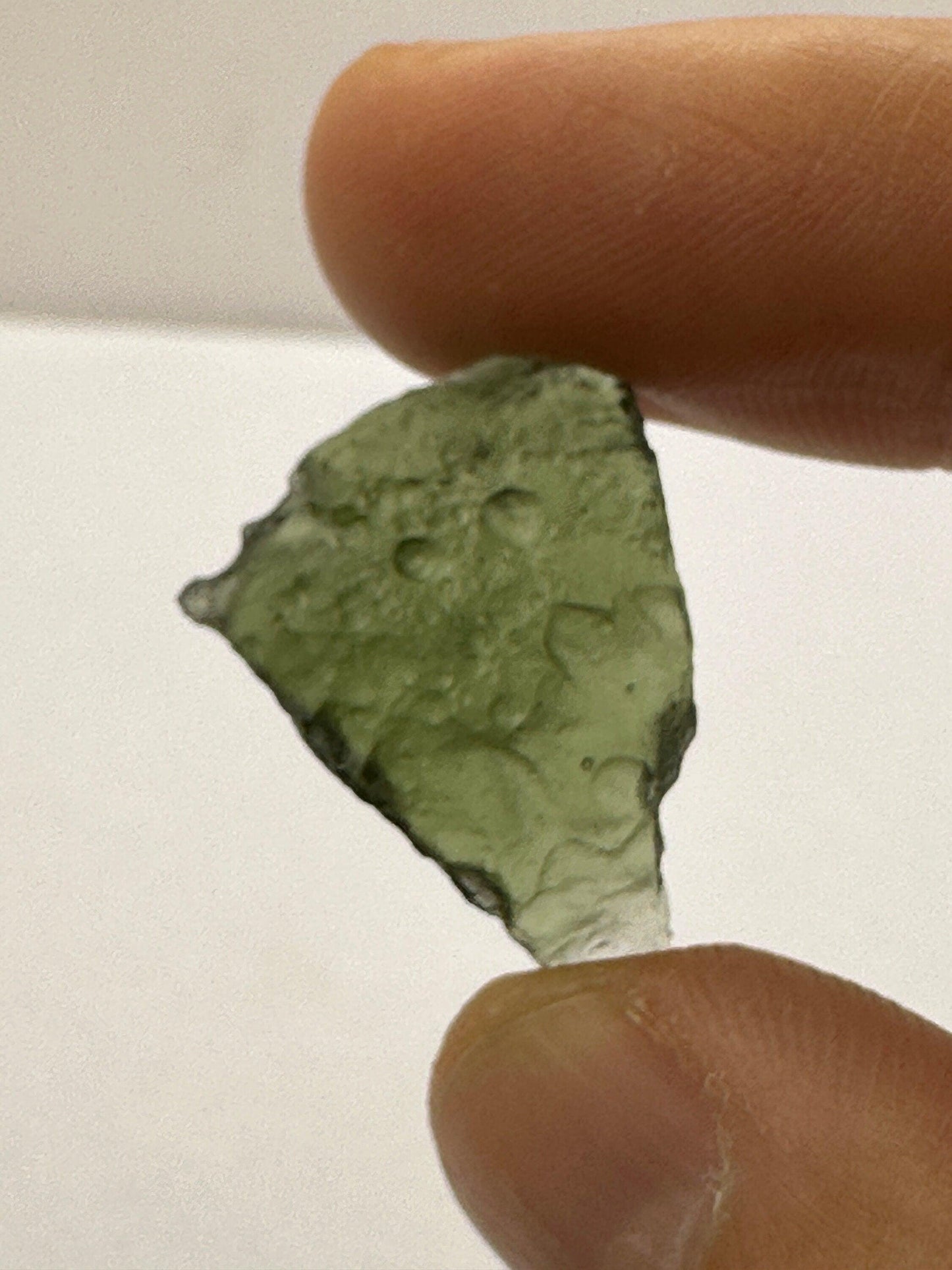 Authentic Moldavite Tektite Specimen: 2.78 grams, Reiki Talisman