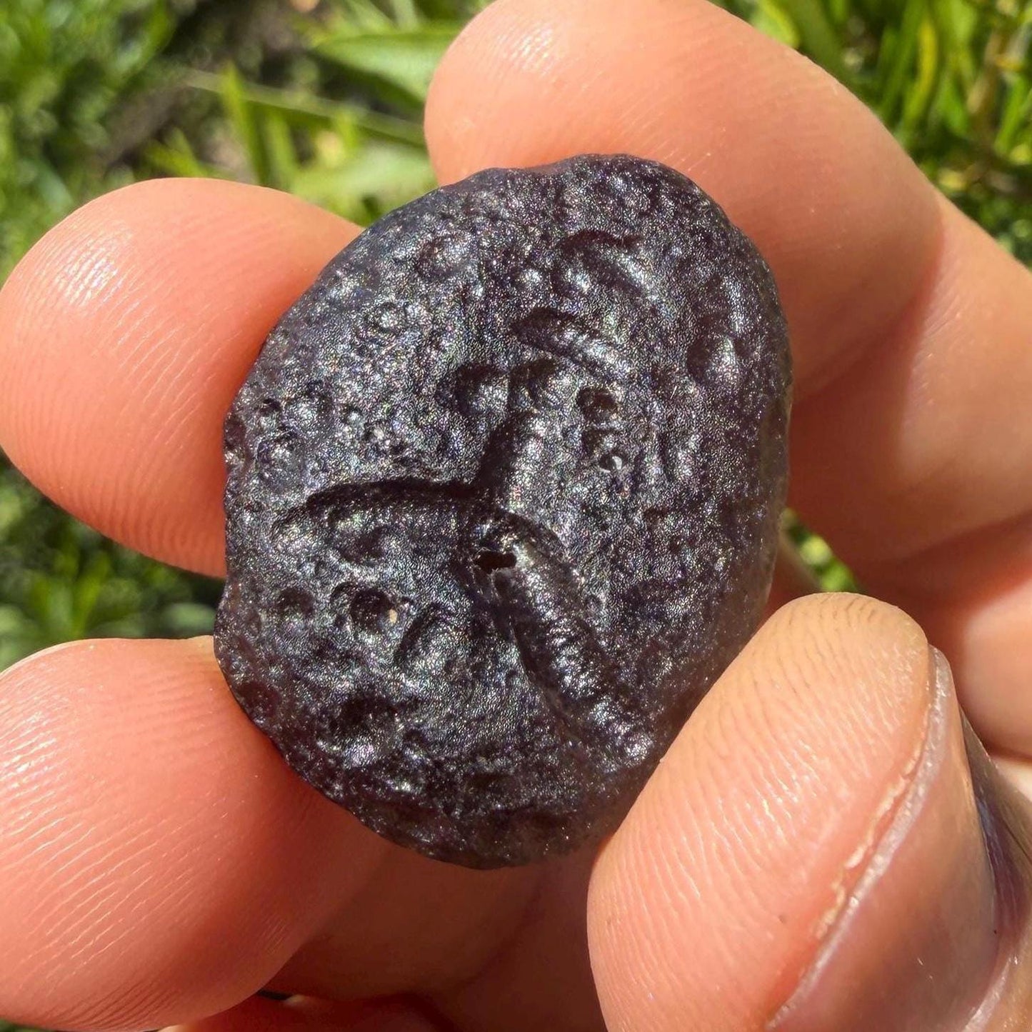 Colombianite Specimen: Translucent Pseudo-Tektite, Shamanic Healing Stone, 9.74 grams