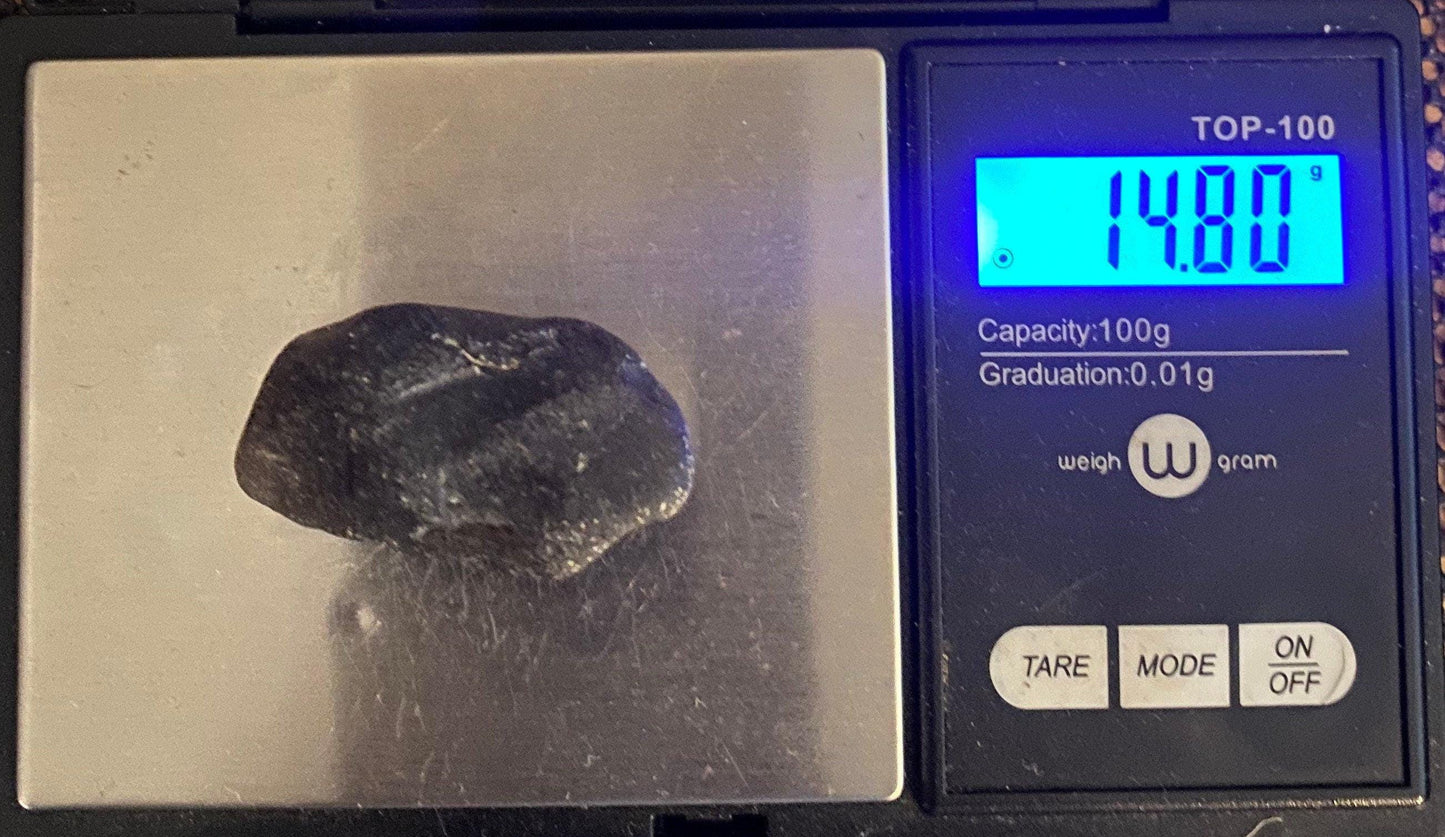 Colombianite Specimen: Translucent Pseudo-Tektite, Shamanic Healing Stone, 14.80 grams