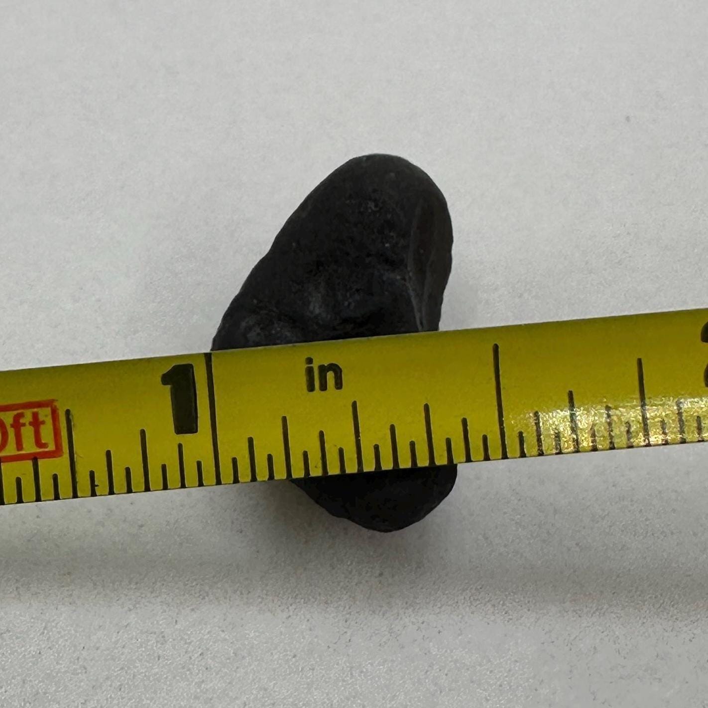 Saffordite Specimen: Arizona Cintamani Stone, Metaphysical Obsidian, Pseudo-Tektite, 1.95 grams