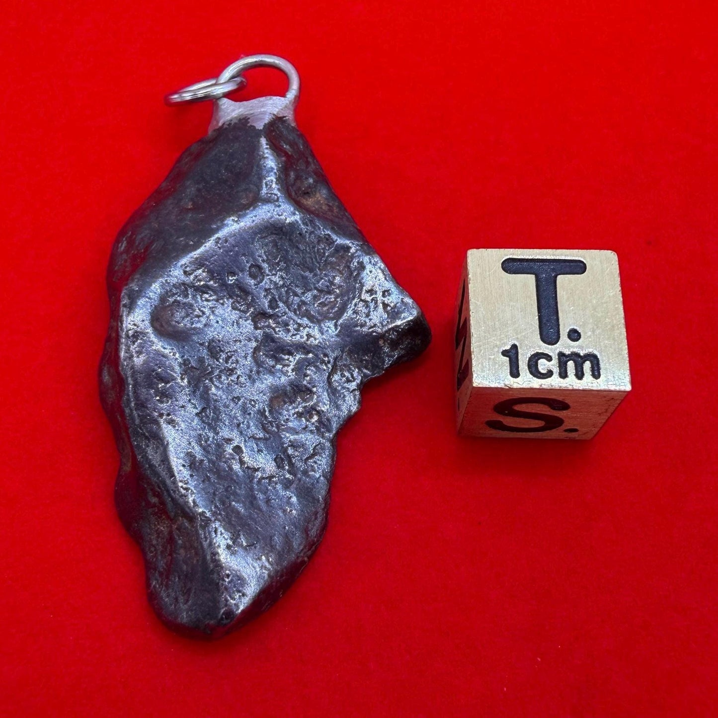 Canyon Diablo Iron Meteorite Pendant: Arizona Space Gift, 16.29 grams