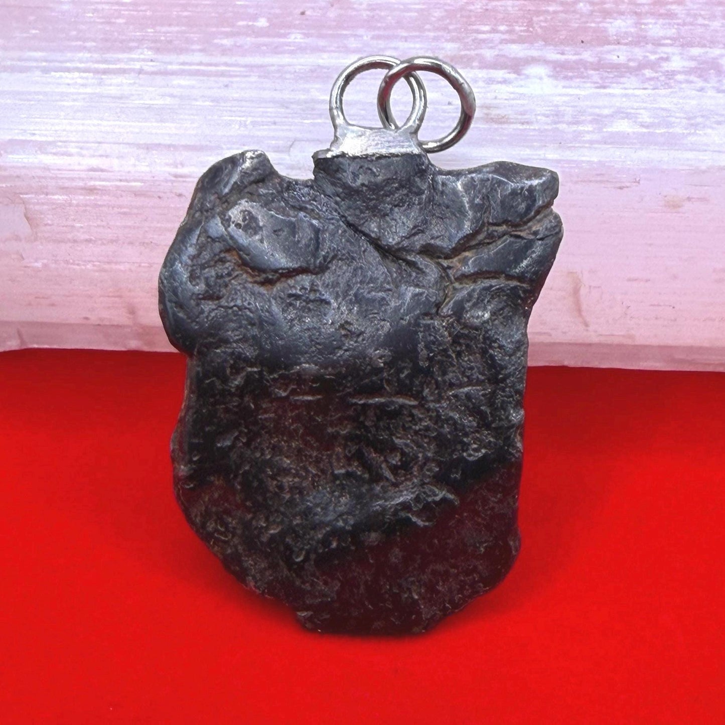 Canyon Diablo Iron Meteorite Pendant: Arizona Space Gift, 18.55 grams