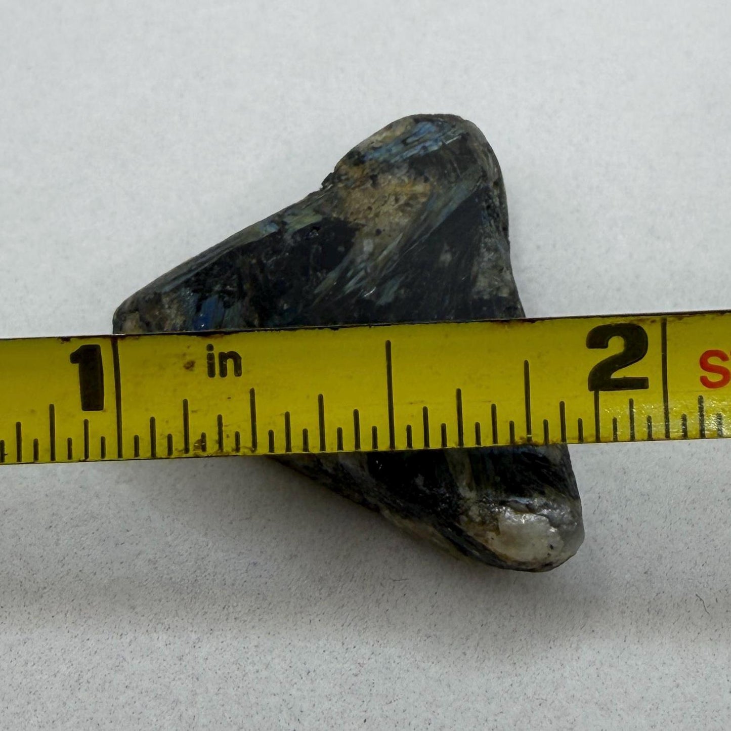 Rare Nuummite Crystal Finland, Genuine Sorcerer’s Stone, Iridescent Stone, 8.12g